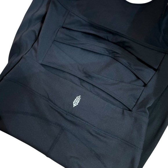 RARE FP Movement End Zone One Piece Sz M Black Halter Cutout Active Jumpsuit - Picture 8 of 15